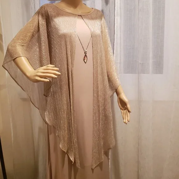 Glamour Dresses | Maxi Dress - Champagne Color - Size 8 | Color: Cream | Size: 8 | Savoto's Closet Glamour Dresses | Maxi Dress - Champagne Color - Size 8 | Color: Cream | Size: 8 | Savoto's Closet